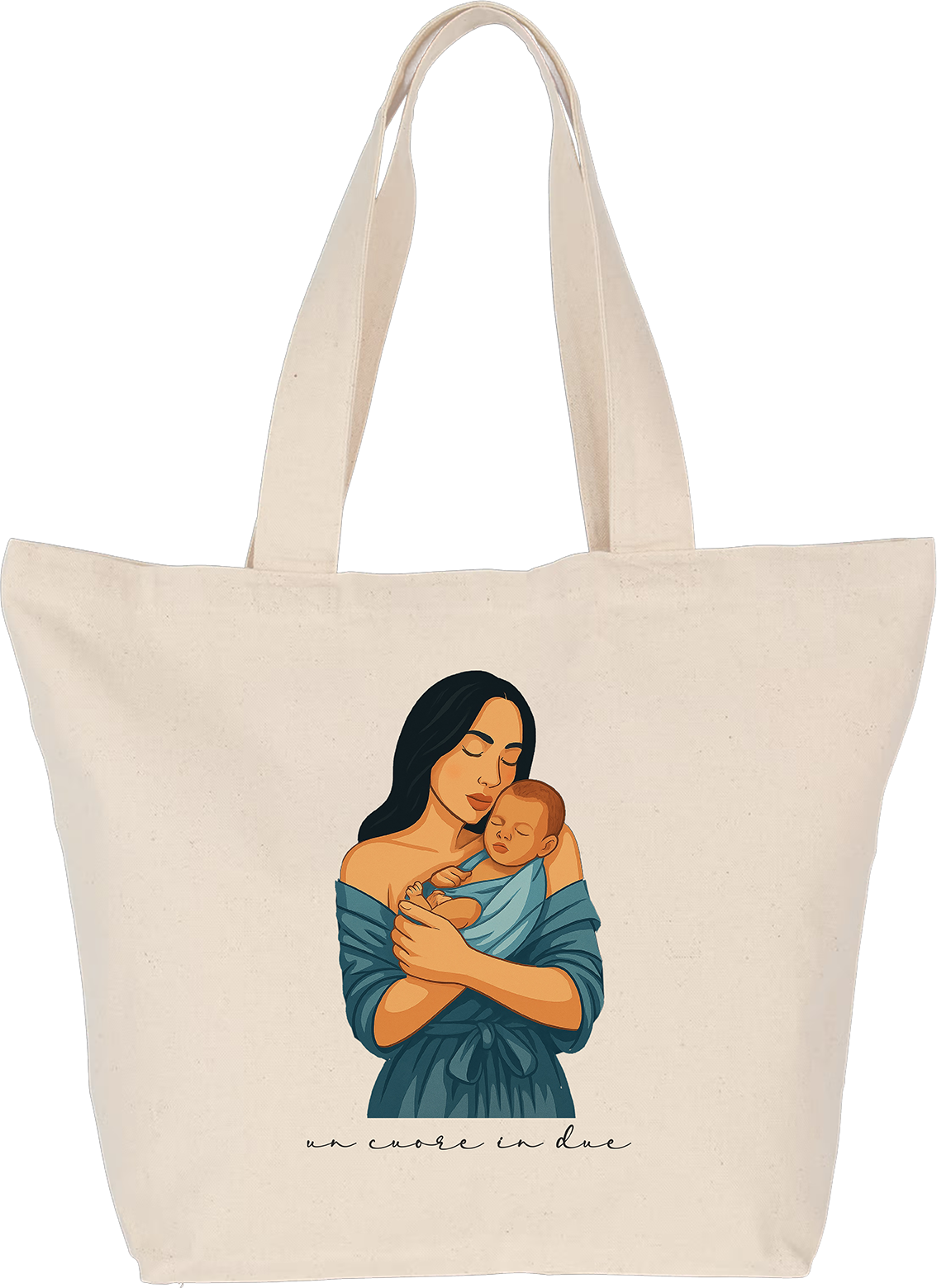 Borsa Mamma Foto Cartoon