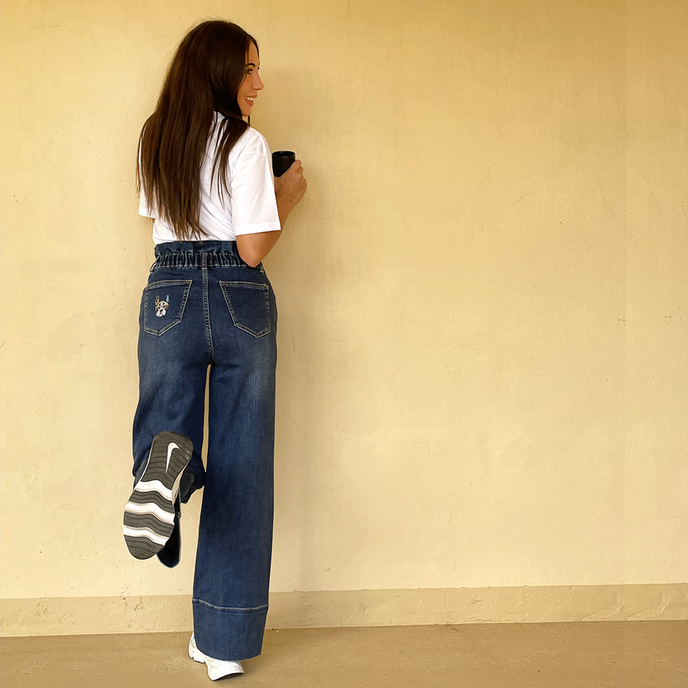 Jeans a Palazzo Dog