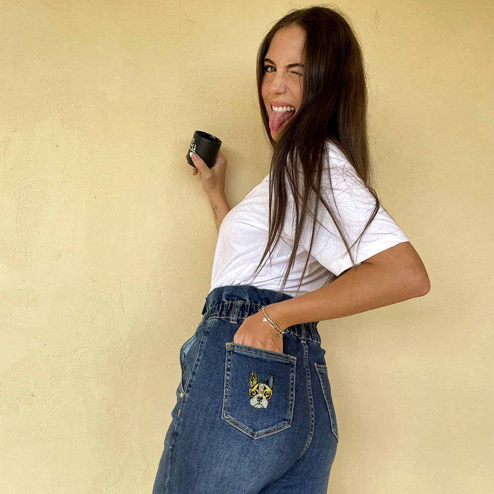 Jeans a Palazzo Dog