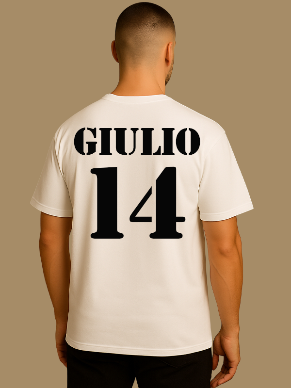 T-SHIRT NOME E NUMERO