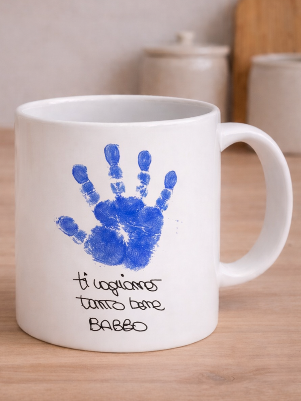 TAZZA IMPRONTA + DEDICA PAPA'