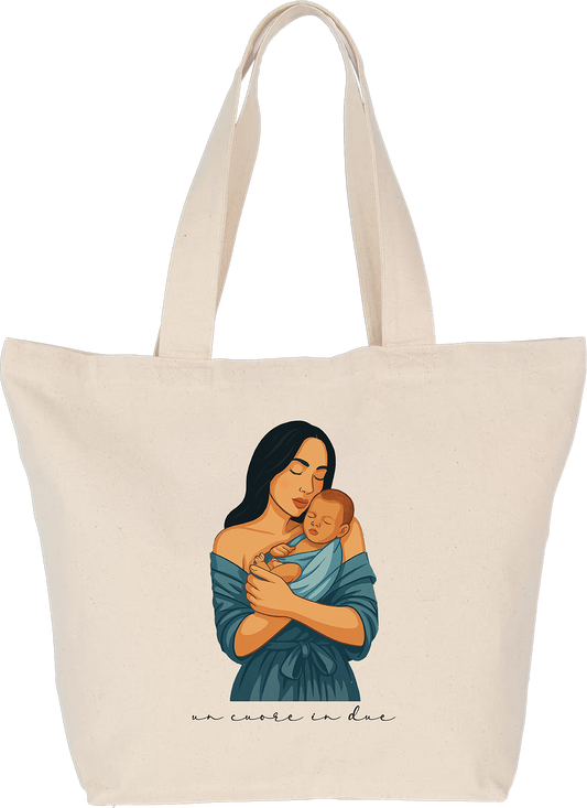 Borsa Mamma Foto Cartoon