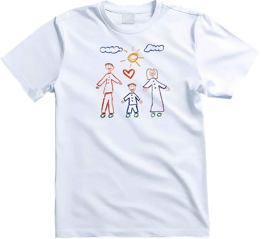 T-shirt Mamma Disegno