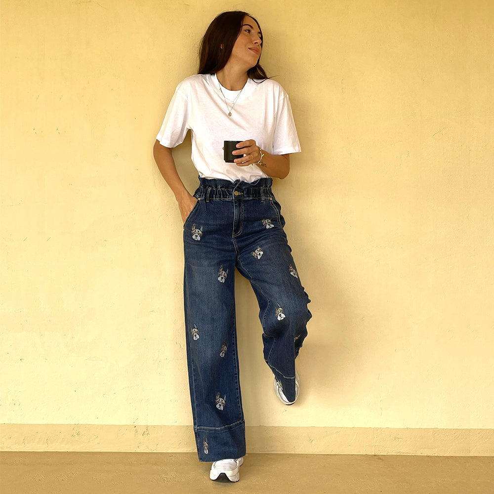 Jeans a Palazzo Dog