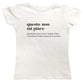 T-Shirt Bambina dizionario